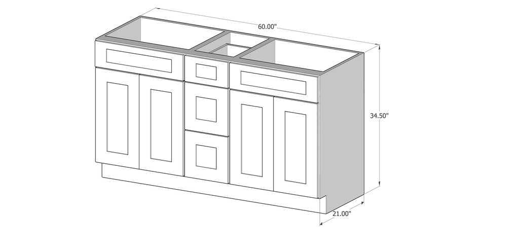 VSD6021(3Drawers)-GREY